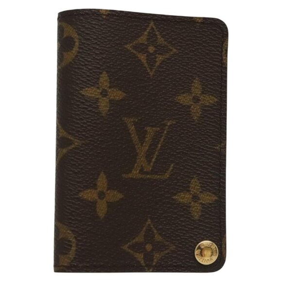 LOUIS VUITTON Monogram Porto Cartes Crdit Pression Card Case Auth - Picture 1 of 16